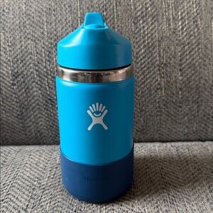 Hyro Flask 12 Ounces Blue Water Bottle.